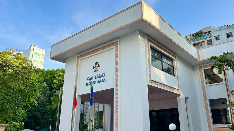 ދިވެހި ދިދައާއި ދައުލަތުގެ ނިޝާން ހުރި ރައްޔިތުންގެ މަޖިލީހުގެ ހުދު ޢިމާރާތް